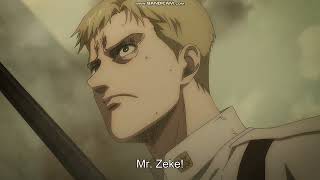 Zeke Screams  Eldians Turn into Titans Colt dies  Full Scene HD  Attack on Titan S4 Episode 19 [upl. by Idnil842]