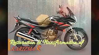 Karizma 223cc Restoration Suresh garage Karizma R to Karizma PS [upl. by Dnalhsa]