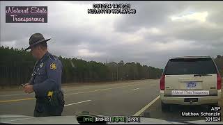 Traffic StopUS278BradleyDrew County Line Arkansas State Police Troop F Traffic Series Ep 988 [upl. by Noll653]