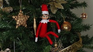 Elf on The Shelf  Hides in the Christmas tree [upl. by Aihsilat]