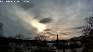 Time Lapse Sunset March 29 2024 [upl. by Pitt467]