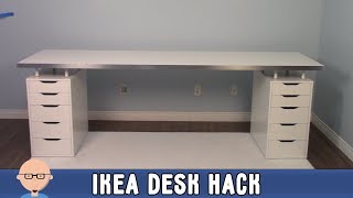 New Home Office Ikea Desk Hack [upl. by Zsazsa]