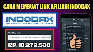 CARA MEMBUAT LINK AFILIASI INDODAX [upl. by Niltac442]