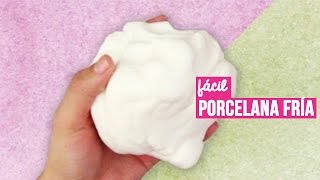 Como hacer Porcelana Fría casera RECETA FÁCIL  Cold porcelain recipe ✂️ Craftingeek [upl. by Amer623]