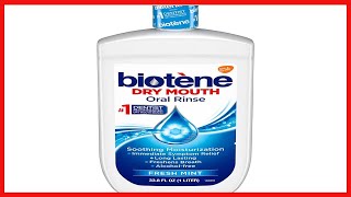 Biotene Oral Rinse Mouthwash for Dry Mouth Breath Freshener and Dry Mouth Treatment Fresh Mint [upl. by Neisa673]