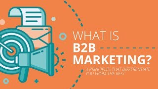 What is B2B Marketing 3 Principles That Differentiate You From The Rest [upl. by Nestor540]