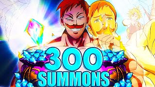 GIVE ME GOD ESCANOR 7 RATES BANNER SUMMONS  Seven Deadly Sins Grand Cross [upl. by Karalynn]