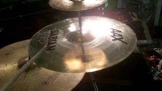 Sabian AAX 16quot Dark Crash  Brilliant Finish [upl. by Dalton]