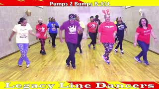 Pumps 2 Bumps B614 Line Dance [upl. by Gnohp41]