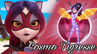 Cosmo Tigresse transformation Tigresse with space power  Ladybug and Chat Noir season 5 FANMADE [upl. by Leahkim79]