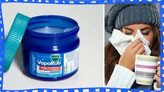 Rubbing Vicks Under Your Feet  Vicks Vapor Rub On Nose [upl. by Ardnaed]