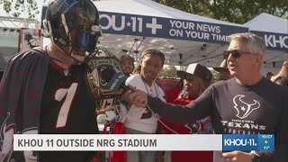 KHOU 11 outside NRG Stadium as Texans get ready to take on Colts [upl. by Essy]