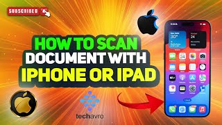 How to scan document with iphone or iPad 2024 [upl. by Attiuqehs300]