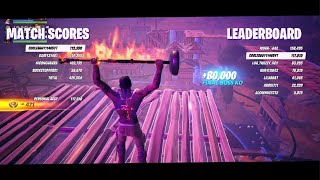 NEW TRAVIS SCOTT SKIN IN FORTNITE PS5  A HORDE RUSH VICTORY ROYALE WIN RANDOM SQUAD [upl. by Ennairoc481]