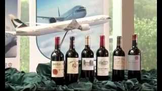 Cathay Pacific First Class Wine Tasting worldclass wines from SaintÉmilion Bordeaux France [upl. by Silvanus]