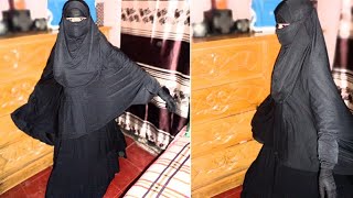 muslim dress for women  Burka  khimar  gloves socks tutorial  youtuber tolki [upl. by Airednaxela]