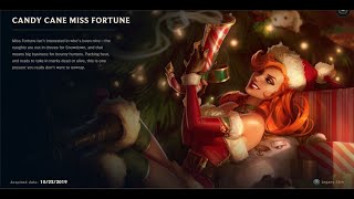 CANDY CANE MISS FORTUNE SKIN SPOTLIGHT08092024 [upl. by Eniala595]