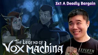 The Legend of Vox Machina 3x1 A Deadly Bargain Reaction [upl. by Beauvais779]