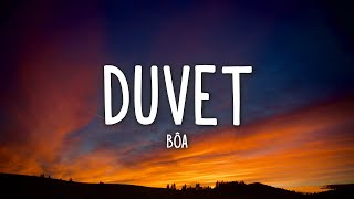 Bôa  Duvet Lyrics [upl. by Nannaihr]