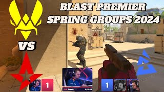 ASTRALIS VS VITALITY  HIGHLIGHTS  BLAST PREMIIER SPRING GROUPS 2024  CS2 [upl. by Namsu]