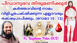 പീഡാനുഭവ തിരുമണിക്കൂർ 14032024 Fr Raphson Peter OCD Avila Sadan Iritty [upl. by Rebeh]