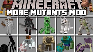 Minecraft MORE MUTANT CREATURES MOD  DANGEROUS SKELETON ENDERMAN ZOMBIE BEASTS MOD  Minecraft Mods [upl. by Flora129]