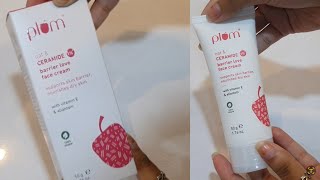 Plum face cream reviewcollaboration video Moisturizer for dry skindiscount code Best Face cream [upl. by Cann]