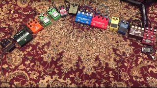 Ultimate Overdrive Pedal Comparison 13 pedal shootout [upl. by Barr293]