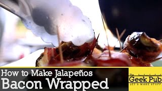 How to make Bacon Wrapped Jalapenos on the Big Green Egg [upl. by Boj618]