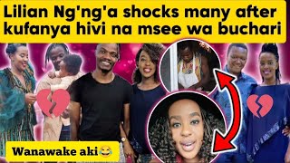 LILIAN NGANGA SHOCKS THE WORLD AFTER DOING THIS NA MSEE WA BUCHARI 🧐JEMENI WANAWAKE 😳 CHEATING 💔 [upl. by Dew]