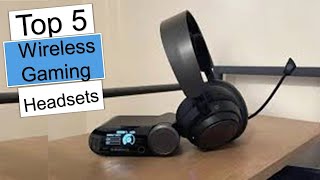 ✅TOP 5 Best Wireless Gaming Headsets [upl. by Serrell61]