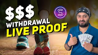 LIVE PROOF 🤑How to Withdraw 🤩 Dollars from Sweat Coin APP [upl. by Dahcir]