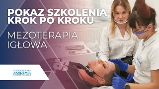 Mezoterapia Igłowa I Szkolenie medycyny estetycznej  KROK PO KROKU [upl. by Ahsoek]