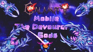 Terraria TModLoader mobile Calamity Mod  Revengeance The Devourer of Gods [upl. by Jerol]