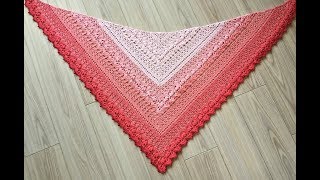 Cockles Of My Heart Shawl part 2 [upl. by Ailuy]