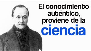 ¿Qué es el positivismo 🤔🔬 Auguste Comte y la ciencia [upl. by Tennies]