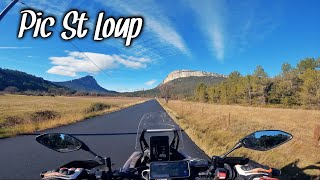 Balade moto au PIC ST LOUP Herault  Pure beauté mais coincé dans la boue 😅 [upl. by Reese812]