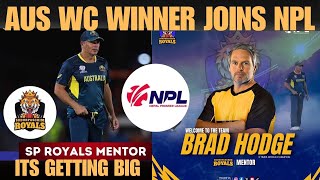 Brad Hodge joins Sudurpaschim Royals  NPL is getting bigger and bigger every day [upl. by Henriette348]