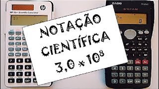 Como usar Notação Científica na calculadora [upl. by Namhcan867]