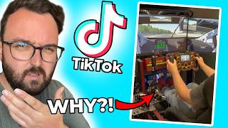 Reacting To The Top Sim Racing TikToks [upl. by Sesiom]