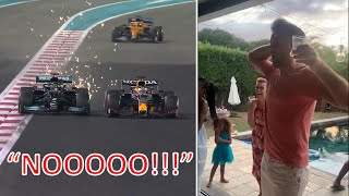 Formula 1 fans LIVE reaction to Max Verstappen vs Lewis Hamilton last lap Abu Dhabi Grand Prix [upl. by February589]