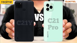 Realme C21Y Vs Oukitel C21 Pro [upl. by Lander522]