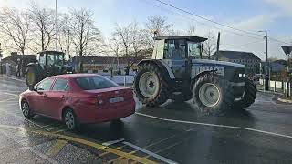 Tullamore Tractor Run Thursday 28th December 2023 part 2 [upl. by Narib]