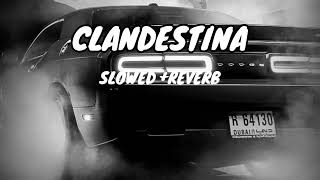 Clandestina slowed reverbbassboosted music slowedreverb [upl. by Anilos492]