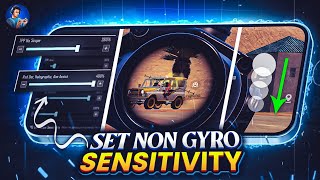 🔥I MAKE NON GYRO SENSITIVITY IN 5 MINUTES  HOW TO MAKE NON GYRO SENSITIVITY IN 2024 BGMI [upl. by Ardnossak]