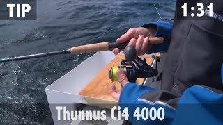 TACKLE TEST THUNNUS Ci4 4000 [upl. by Hniht]