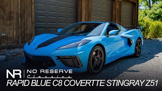 Fresh Out The Trailer Rapid Blue C8 Corvette Stingray Z51 [upl. by Hannavas870]