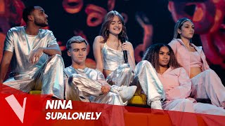 BENEE ft Gus Dapperton – Supalonely ● Nina  Demifinale  The Voice Belgique [upl. by Wiencke]