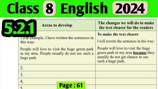 Class 8 english 521  Class eight english page 61  অষ্টম শ্রেণির ইংরেজি ৬১ পৃষ্ঠা ৫২১ [upl. by Absa]