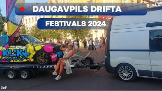 Daugavpils drifta festivāls 2024 Фестиваль дрифта Парад участников Показ автомобилей [upl. by Vergne715]